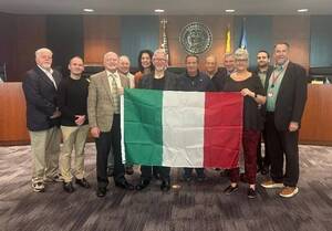 Carousel image 162b8906e03a39f60241 county italian american heritage month flag raising