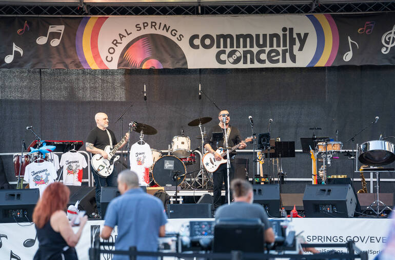 Coral Springs Community Concert: Live Music, Food Trucks and Business Expo at City Hall