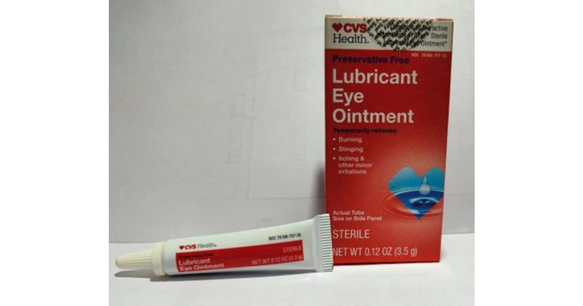 Eye Lubricant Ointment Recalled for Lack of Sterility Mount Laurel