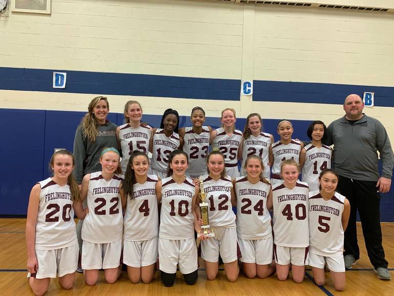 Frelinghuysen Middle School Girls Basketball Team Crowned Champions