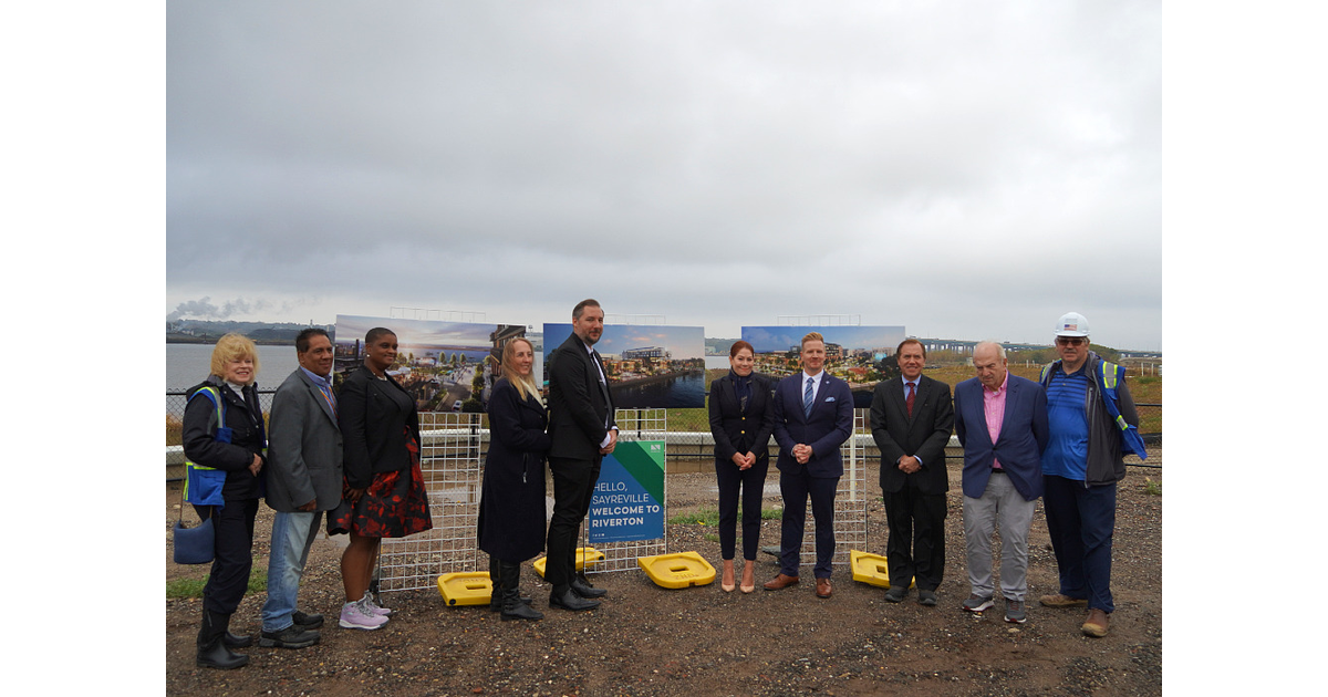 Riverton Serves as Backdrop for DEP Brownfield Announcement in