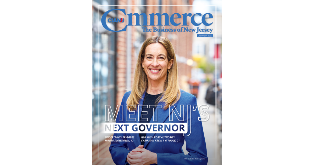 Commerce Magazine 🔍 Inside the December Issue of Commerce: Meet NJ’s Next Governor ...