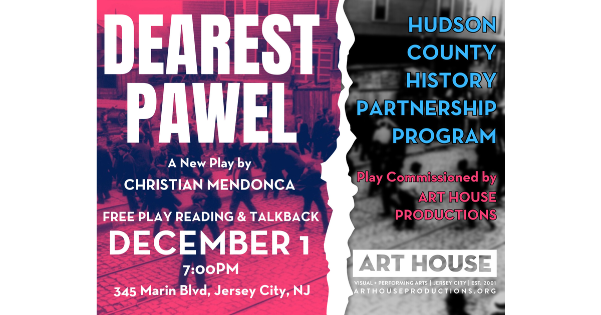New Play Reading Of 'Dearest Pavel' On December 1 Jersey City, NJ News TAPinto