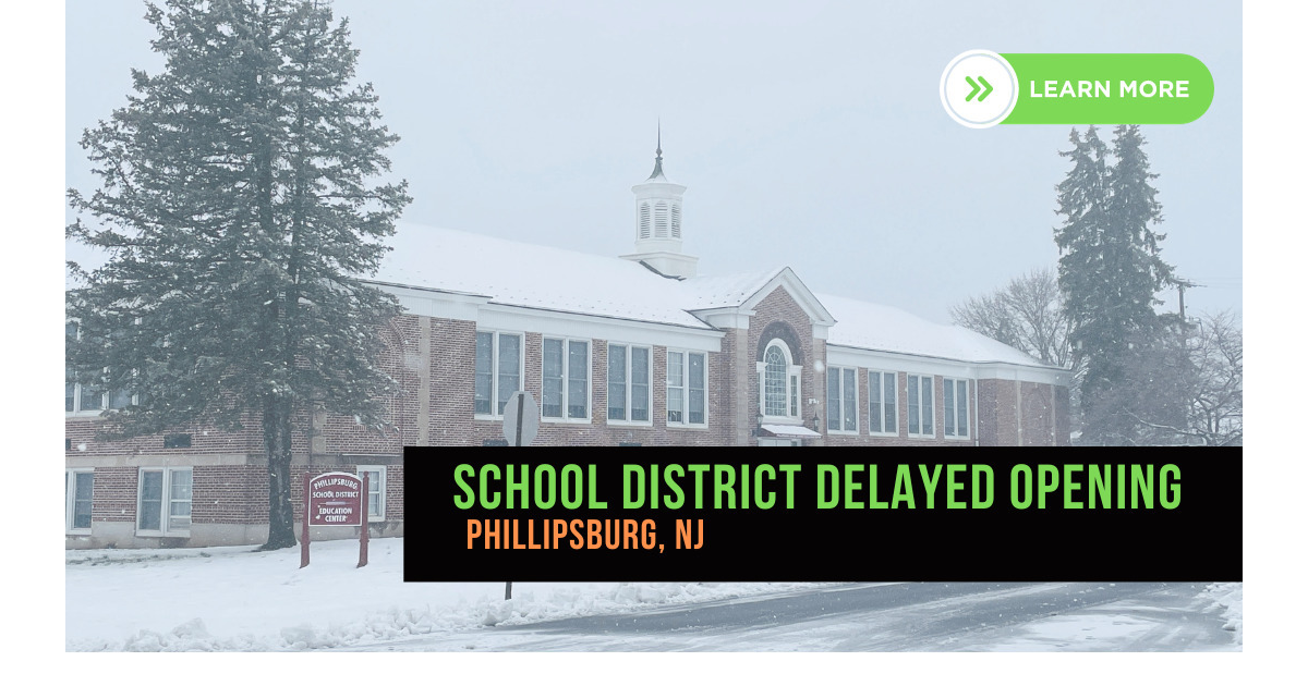 Phillipsburg School District to Operate on a Delayed Opening January 10