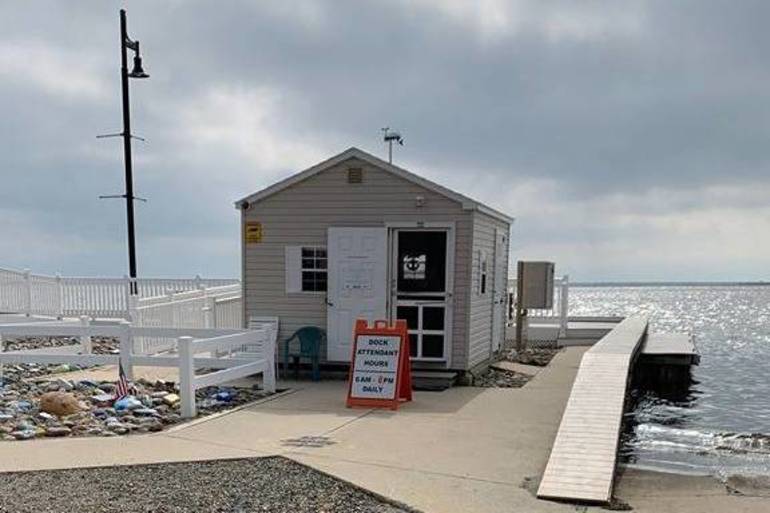 Sitting on the Dock of the Barnegat Bay TAPinto