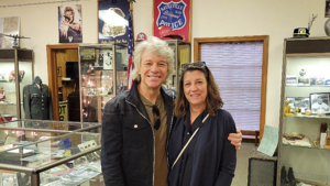 Carousel image 7245f801a52426a3ca41 dorothea bongiovi  pictured here with her husband  john  recently visited the sayreville historical society museum