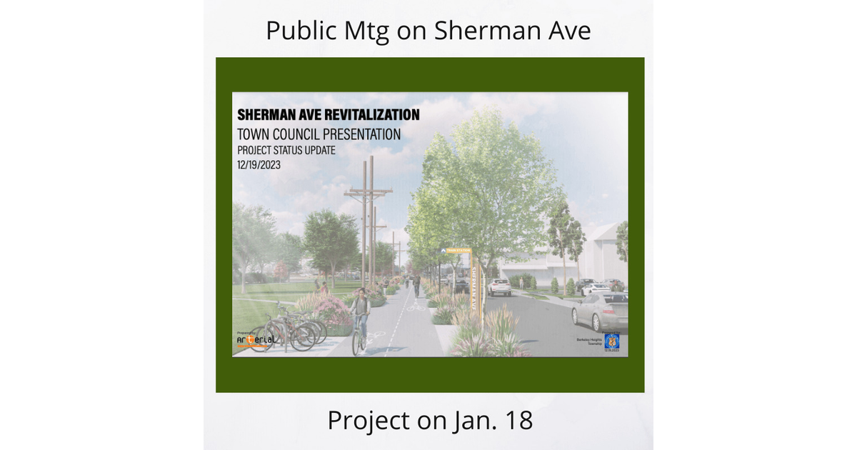 Berkeley Heights Invites Community Input on Sherman Ave Revitalization
