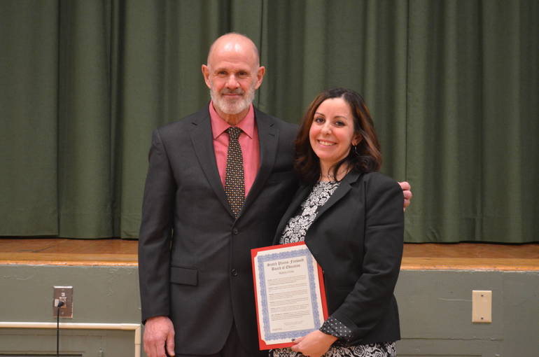 Scotch PlainsFanwood Board of Ed Recognizes Teachers of the Year in