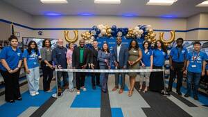 Carousel image 273a7d22c2f94e0468bd dr. hepburn and bcps   coral springs middle school media center opening post renovation