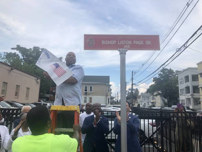 On 81st Birthday Liston Page Sr. Blessed by Raindrops, Honored
