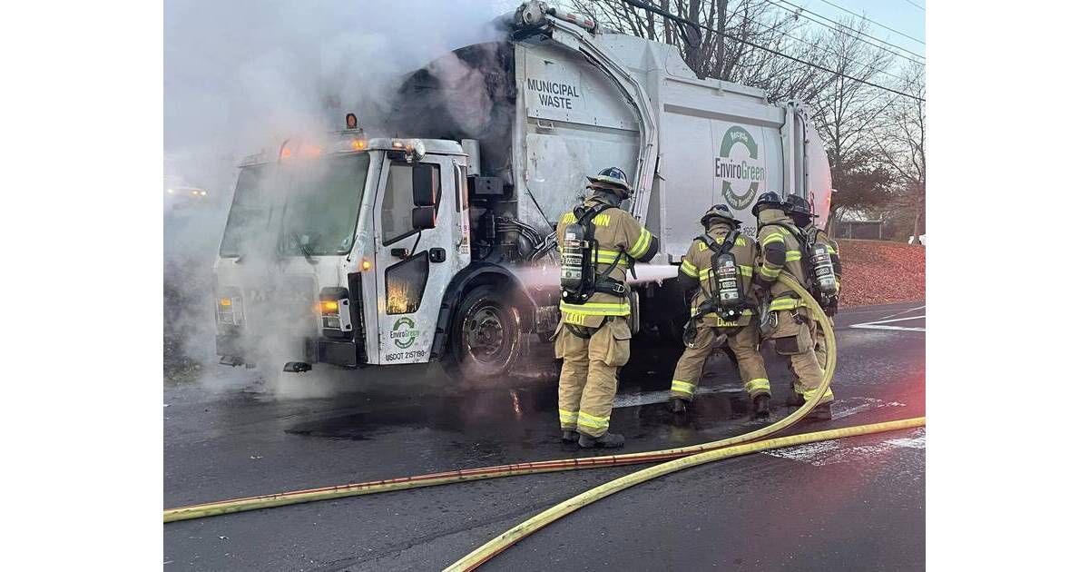 Garbage-Truck Fire Closes Easton Road During Wednesday Afternoon Rush ...