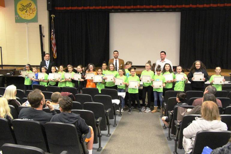 Elementary School Students Honored at Hasbrouck Heights BOE March