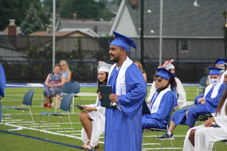 WoodRidge High School Class of 2020 Graduates on Donna Ricker Field