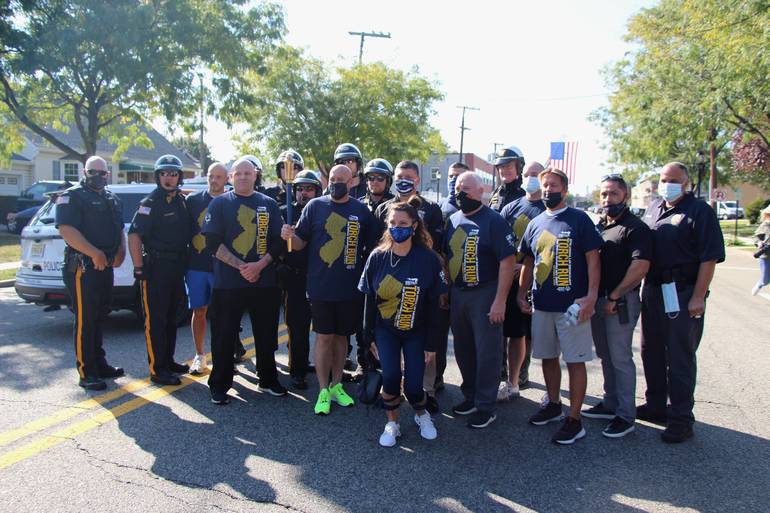 WoodRidge and Hasbrouck Heights Police Continue to Carry the Torch for