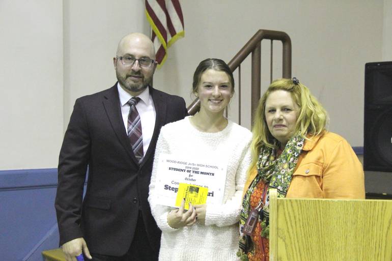 Students of the Month Announced at November's WoodRidge Board of