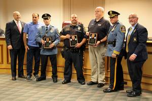 Wood-Ridge, police, Knights of Columbus, award