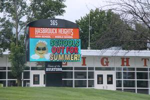 Hasbrouck Heights High School sign