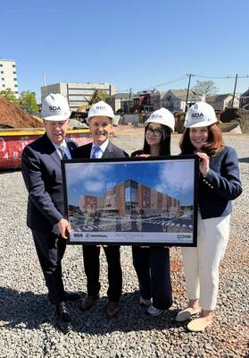 Carousel image e2c70f7e299b7c3c9219 elizabeth groundbreaking   mayor bollwage  sda ceo da silva  student lavinea oliveira machado  superintendet hugelmeyer