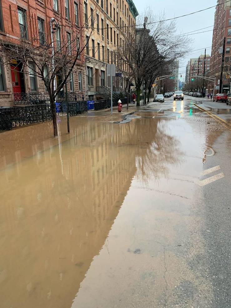 Hoboken Water Main Break on 12th & Hudson TAPinto