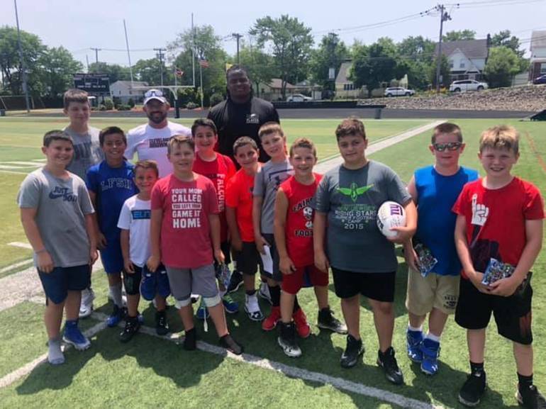 Hasbrouck Heights Youth Football Camp Focuses on Skills, Drills and