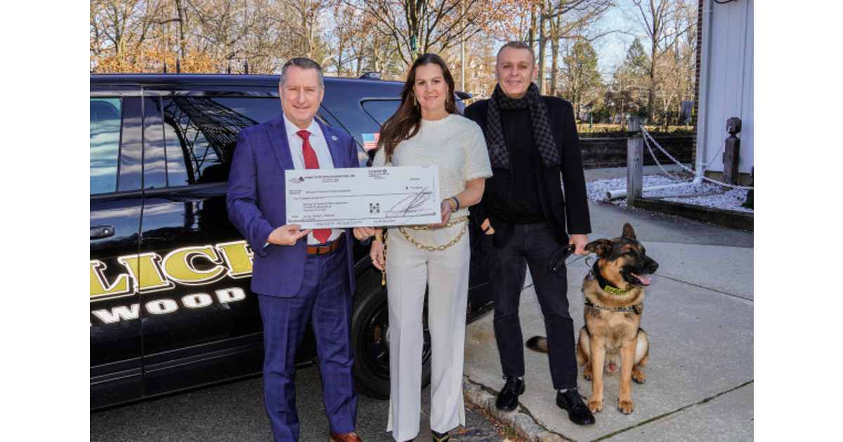 Fanwood Police Department Receives a 10,000 Donation Scotch Plains