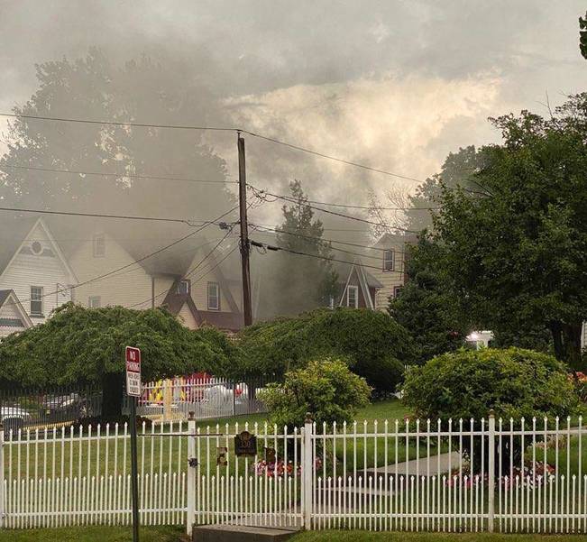 Roselle Fire Department Responds to House Fire on Galvin Avenue in
