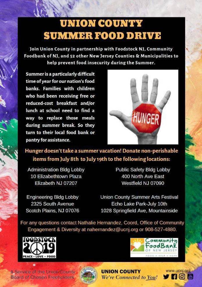 Help Fight Against Food Insecurity on July 10th at the Union County