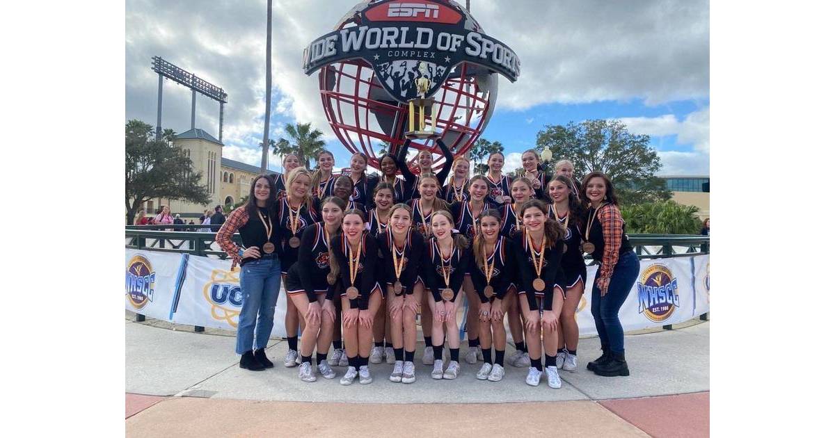 Barnegat High School Cheerleaders Win Third Place at Cheerleading