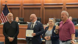 Carousel image a40b86a4fffbd05c5e5a from left  victor rosales  mayor alfrey and city council member hanley listen to witness recount of incident