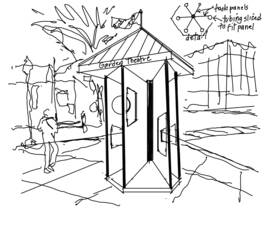 Carousel image 823ce629d61bbabf5893 garden theater double paneled kiosk