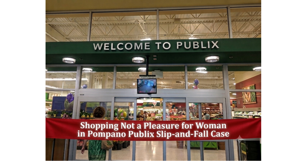 Pompano Publix Slip-and-Fall: Shopping Not a Pleasure for Lying Plaintiff in Cou...