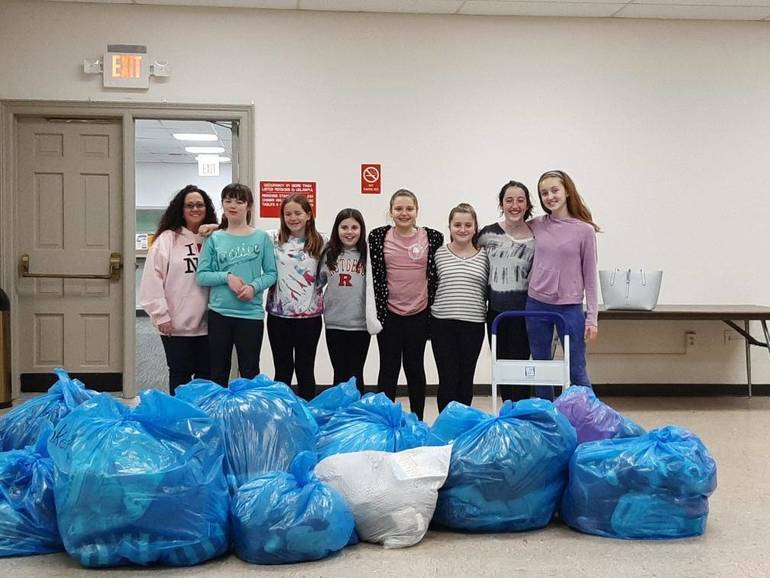 CBH Care, Oradell Girl Scout Troop Donate Bags of Clothing