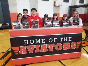 Carousel image c6415f2b8bae78dad46b group photo of 7 hasbrouck heights senior signings