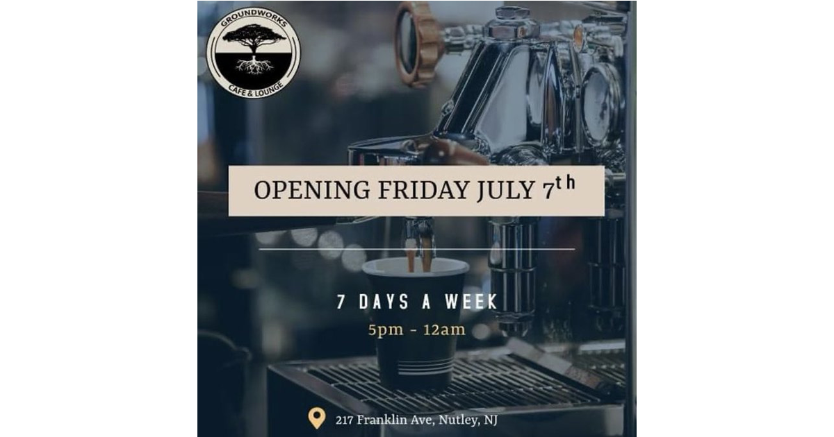 Late Night Coffee House Concept 'Groundworks' To Open in Nutley Friday