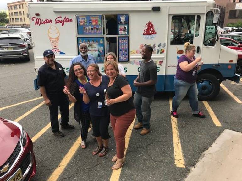 CBH Care Staff Enjoy Mr. Softee Ice Cream in August TAPinto