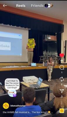 Carousel image 041d36fce6e4b8a0cc8b hasbrouck heights ms musical announcement via instagram