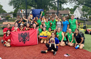 Carousel image dbba85ba713f64763166 hasbrouck heights hs girls soccer team olympics themed practice four teams