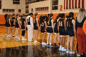 Carousel image f396747541084f4bf668 hasbrouck heights girls during national anthem from the back