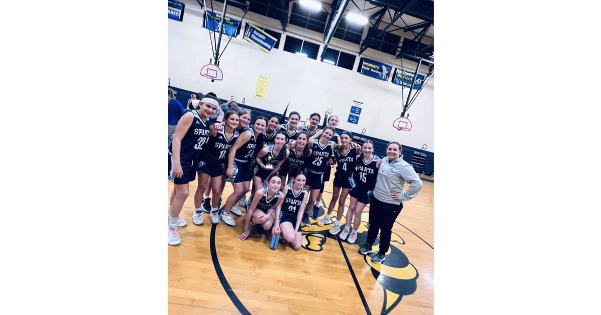 Sparta Middle School Girls Basketball Wins 2024 Hardyston Tournament