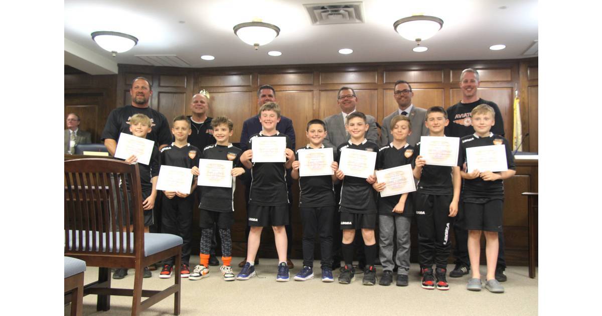 Hasbrouck Heights Council Honors Youth Soccer Champs Hasbrouck
