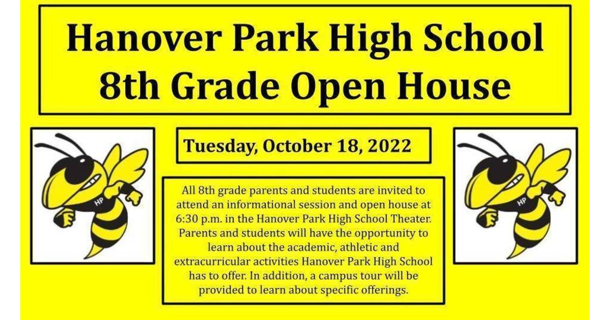 Open House at Hanover Park High School for 8th Graders East Hanover