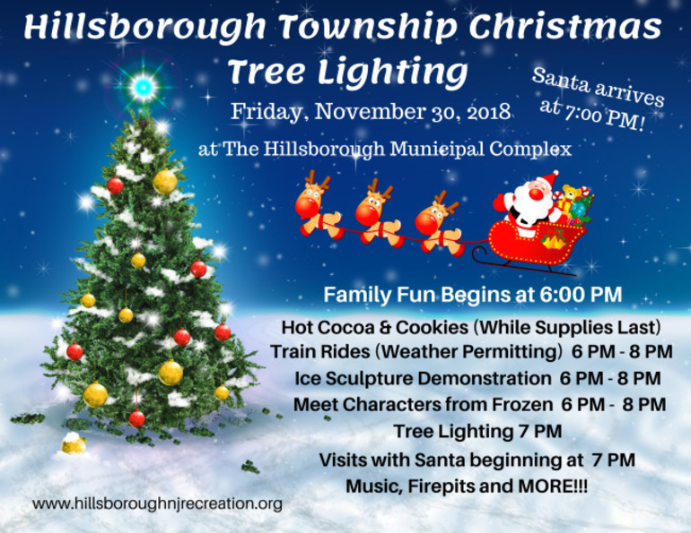 Hillsborough Lights Christmas Tree Nov. 30 at Municipal Building TAPinto