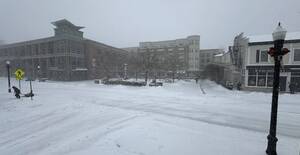 Carousel image 657e4c6174493f140fd4 hinds plaza in the snow