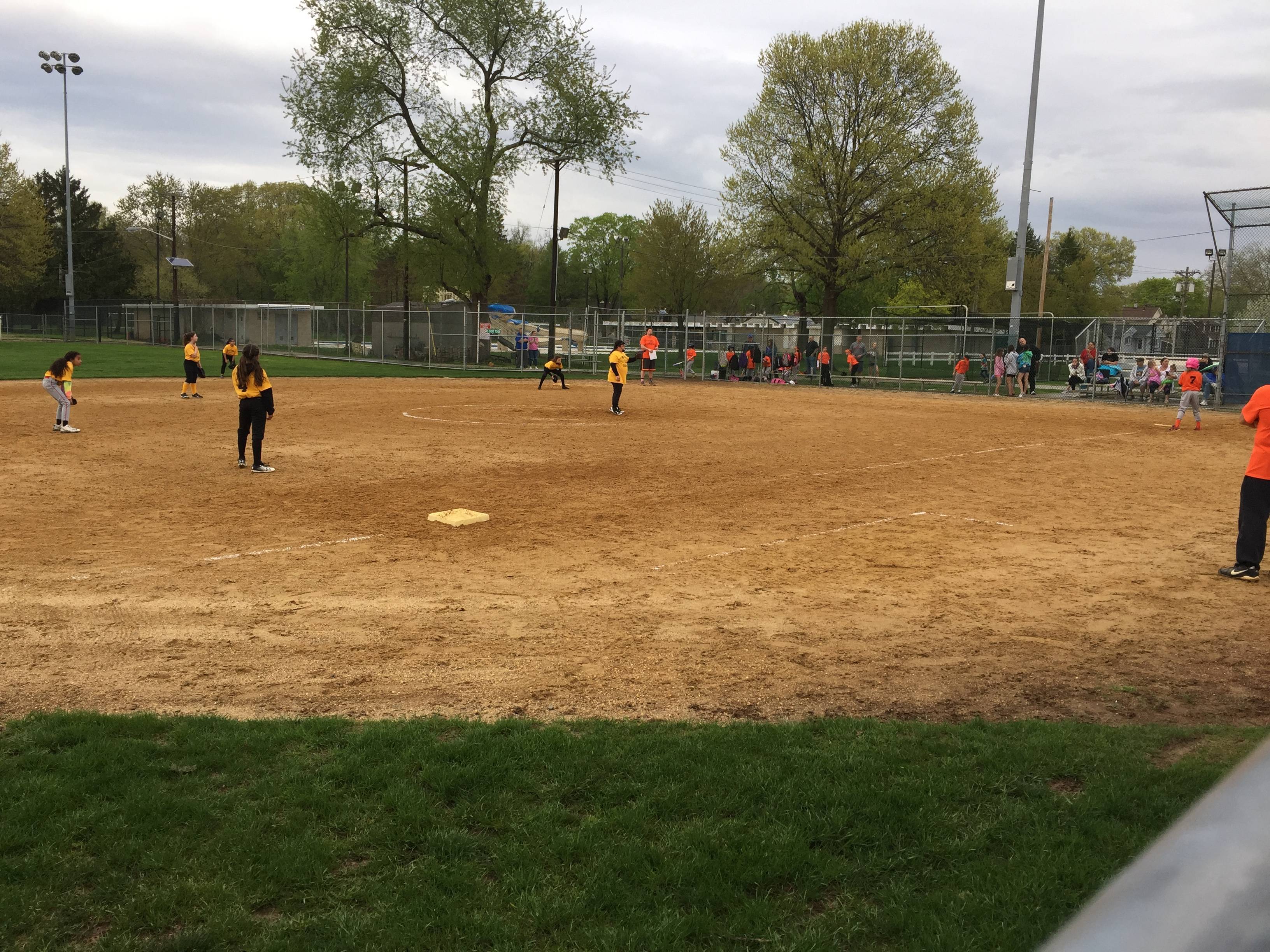Little League Softball Big Season Opener Win for Piscataway Braves vs
