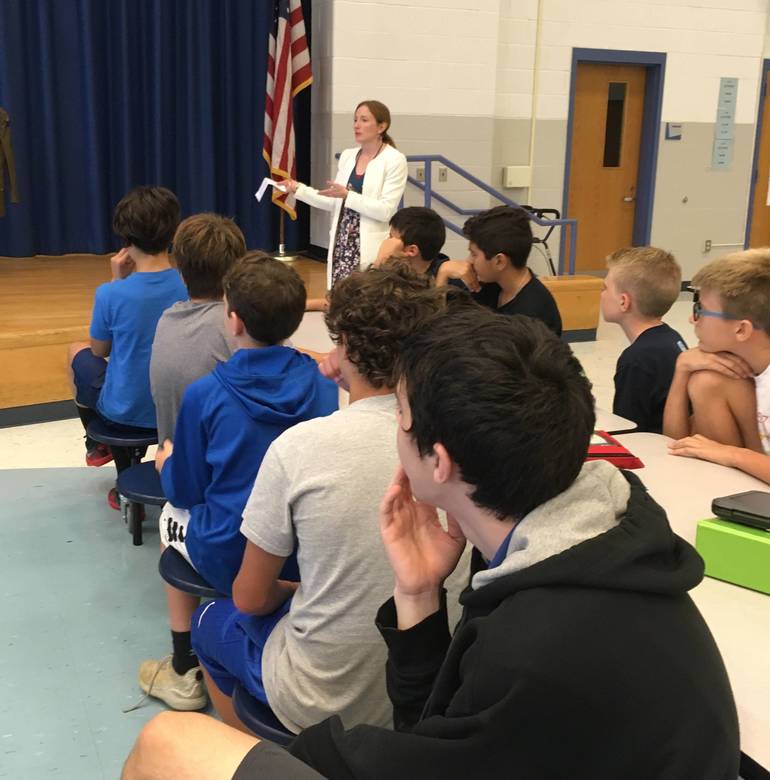 Sparta Middle School Holds Schoolwide Book Chat TAPinto
