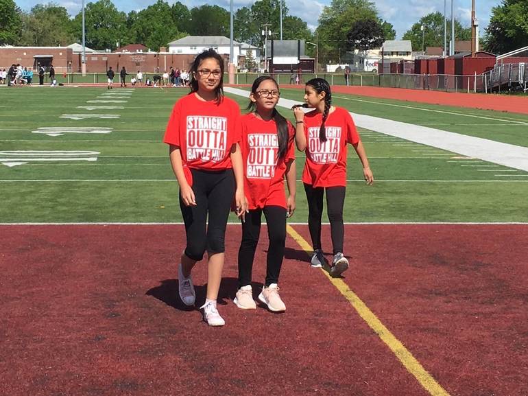 Union's 4th and 5th Graders Show Determination at Track and Field Meet