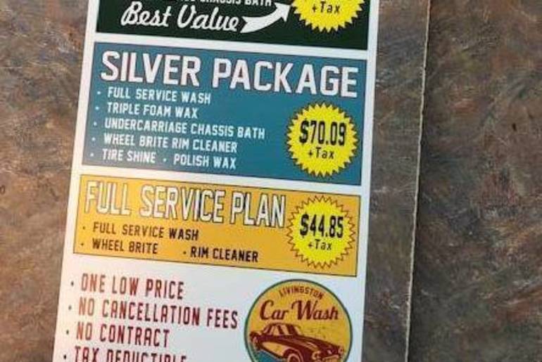 How to Get 3 Free Car Washes at Livingston Car Wash TAPinto