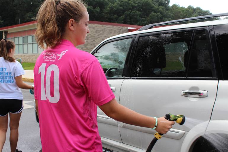 Roxbury Girls Soccer Gets a Sunny Day for Car Wash TAPinto