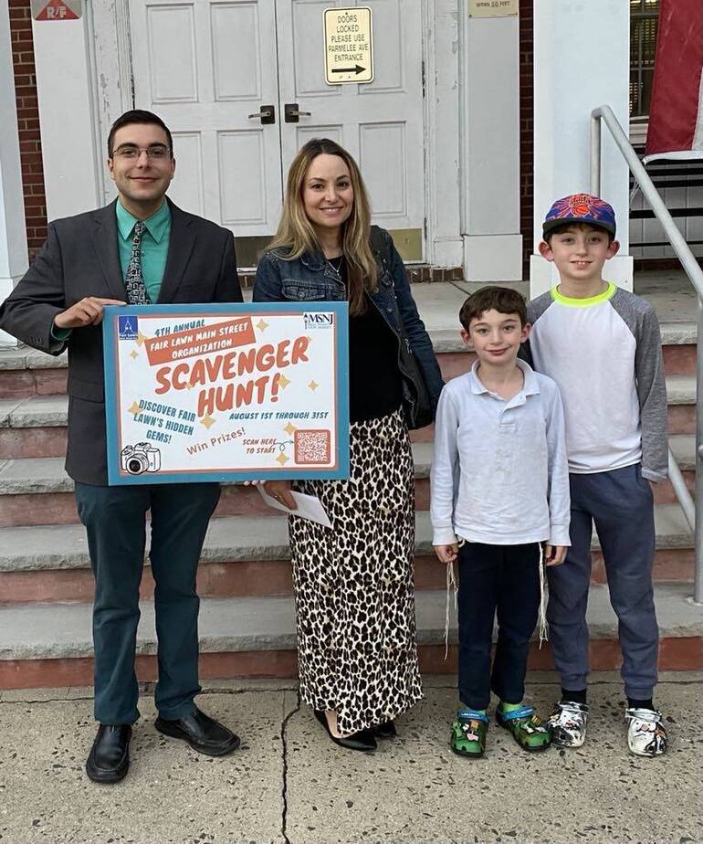 Fair Lawn Main Street Summer Scavenger Hunt Draws Record Participation