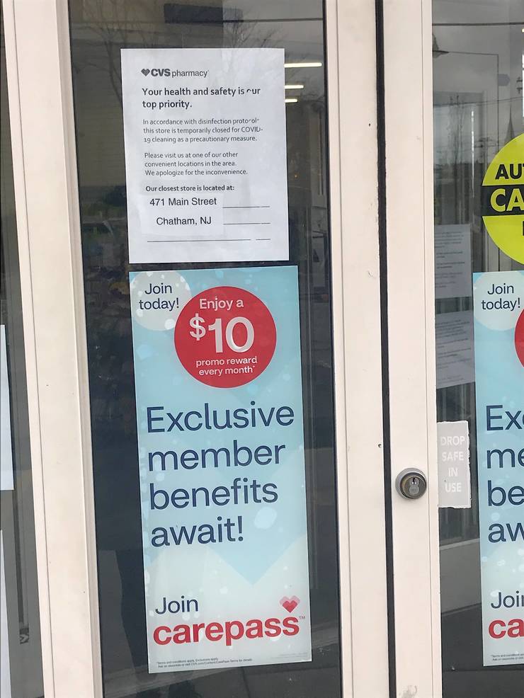 Summit Cvs Shuttered For Covid 19 Cleaning Tapinto
